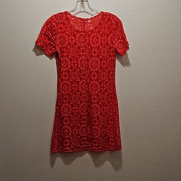 Red Hollister lace dress, small - Picture 4 of 5